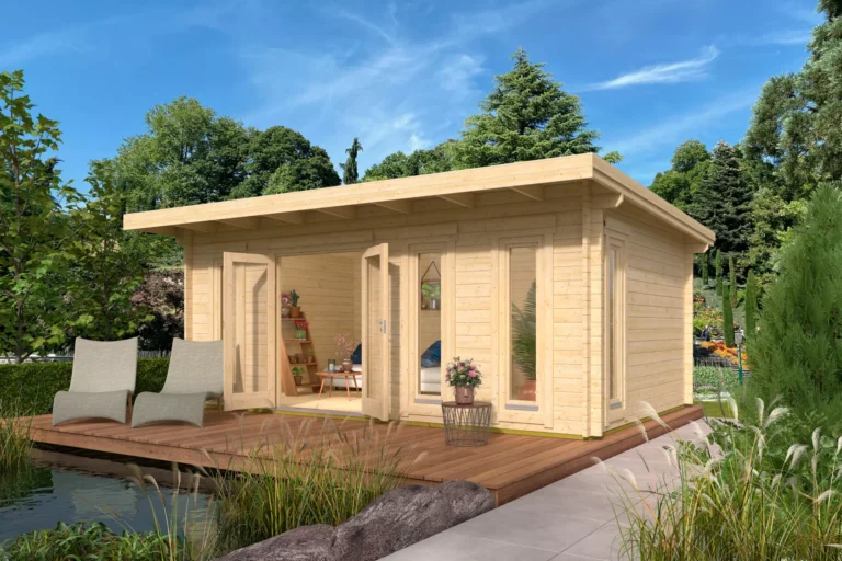 Lamekatusega aiamajad